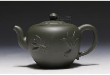宜兴紫砂壶作品：金玉满堂-韩惠琴